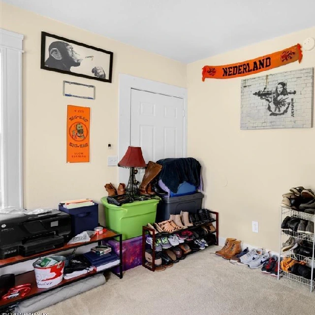 House We Bought In Jacksonville Bedroom With Clutter
