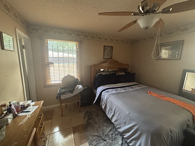 Riverview Home Bedroom Before Photo