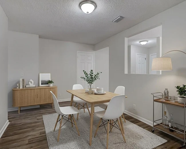 Riverview Home Dining Area After Photo