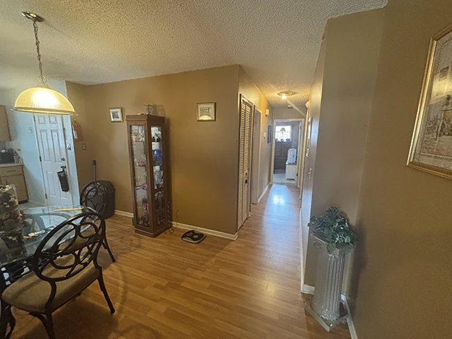 Riverview Home Dining Area Before Photo